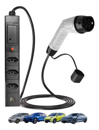 Adaptador De Descarga V2l Para Carro Elétrico Tipo 2