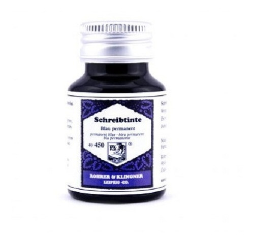 Imagen 1 de 2 de Tinta Pluma Fuente Rohrer&klingner Blau Permanent 50ml