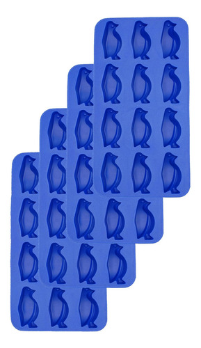 Molde De Silicona De Pingüino 3d Topolmold Molde De Cubitos
