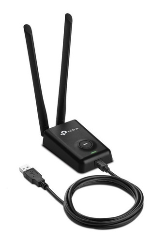 Imagen 2 de 5 de Tarjeta De Red Usb Rompemuros Doble Antena Wifi Tl-wn8200nd