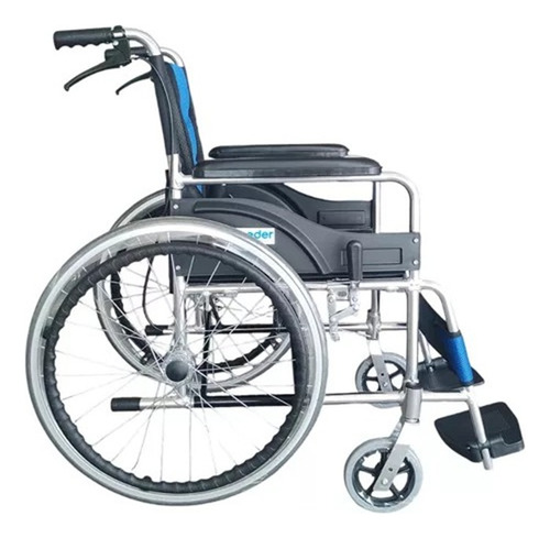 Silla De Ruedas Plegable Doble Freno Aluminio Liviana Oneder