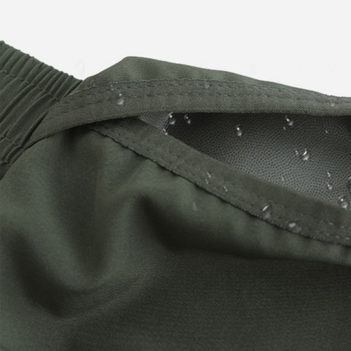 Pantalones Cortos De Cintura Media Con Bolsillos Laterales E