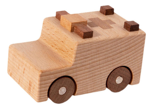 Adorno De Juguete De Coche De Madera, Figura Estilo B