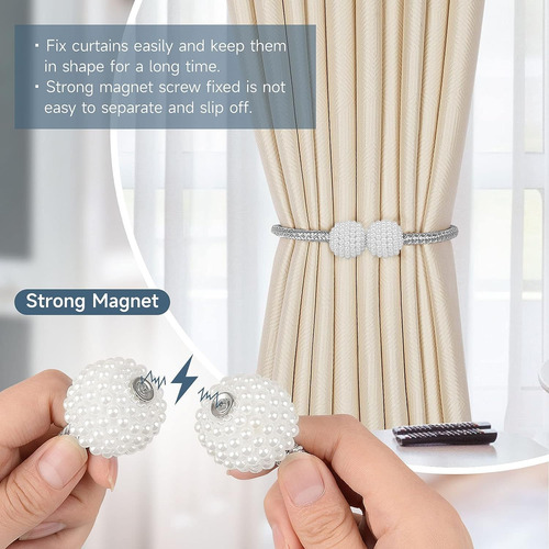 Alzapaños Magnéticos Para Cortinas