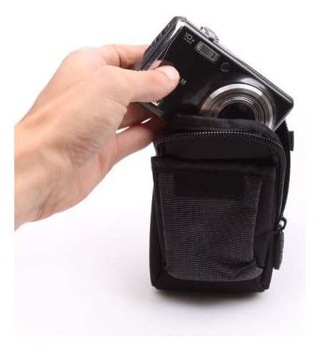 Funda Para Camara Panasonic Lumix Dmc-zs60 Y Mas, Negra