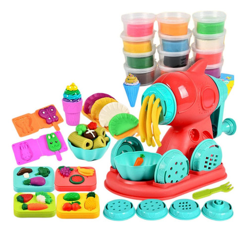 A Play Doh Kitchen Creations Noodle Maker Playset For