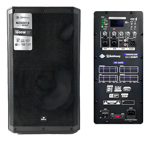 Caixa Waldman Tc1800 Dsp Ativo 15 Pol 450w Preto | Parcelamento