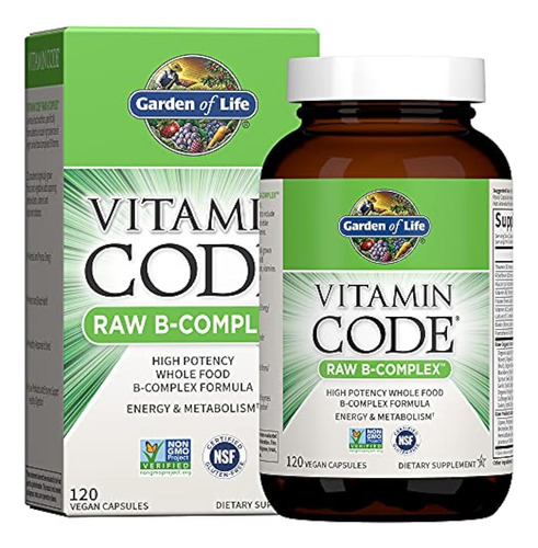 Complexo De Vitaminas B Garden Of Life - Código De Vitaminas