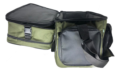 Bolsa Pesca Apetrecho Connection Com Porta Carretilhas Verde