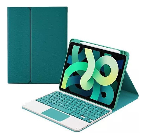 Smart Case Con Teclado Para Samsung Galaxy Tabs6 Lite Verde