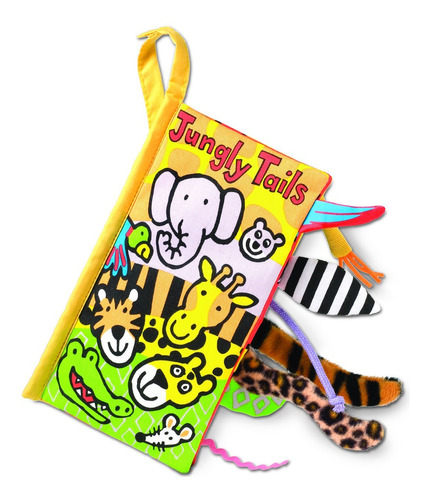 Libros Jellycat Con Telas Suaves, Tails Collection, Jungly .