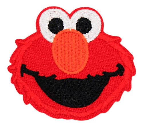 Parche Plaza Sésamo - Cara De Elmo - Adherible - Para Ropa