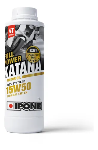 Aceite Ipone Full Power Katana 15w50 100% Sintetico - 1 Lt