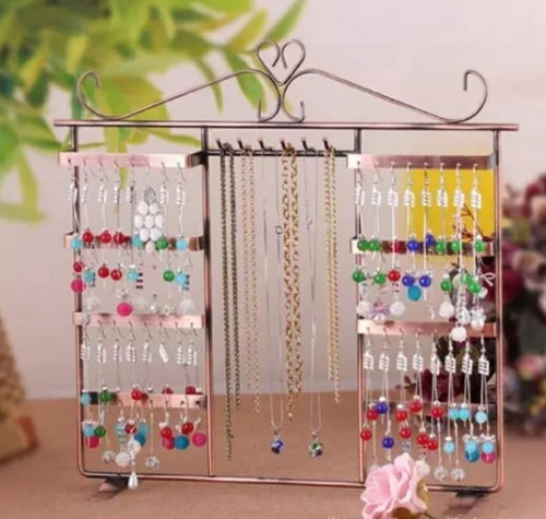 Imagen 3 de 7 de Exhibidor Porta Aros Pulseras Cadena Collar #32670
