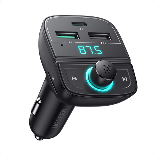 Cargador Transmisor Bluetooth Fm Auto Carga Qc 31.5w Ugreen