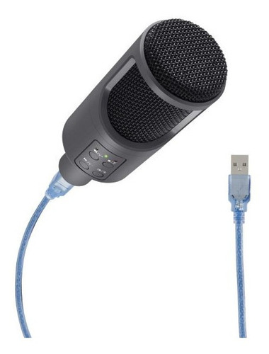 Micrófono Profesional Usb De Condensador Para Pc Steren Mic-