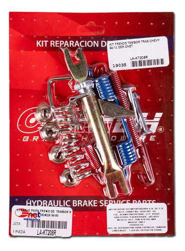 Kit Frenos Tambor Tras Der Chevy 94-12 Onet