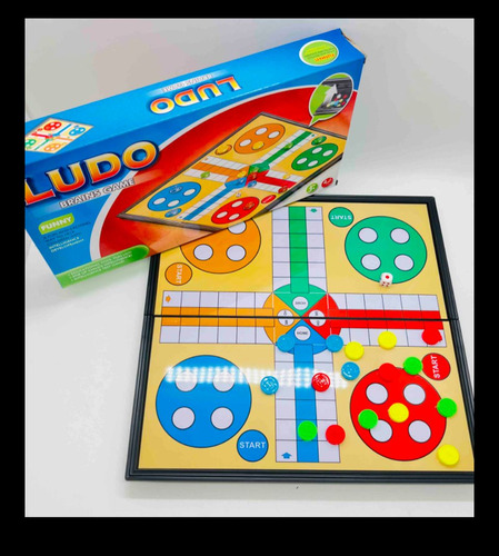 Juego De Ludo Imantado Tablero Plegable 