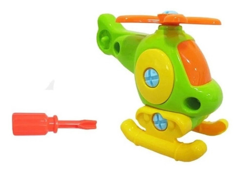Brinquedo Infantil Helicoptero Monta E Desmonta Sortido 4292