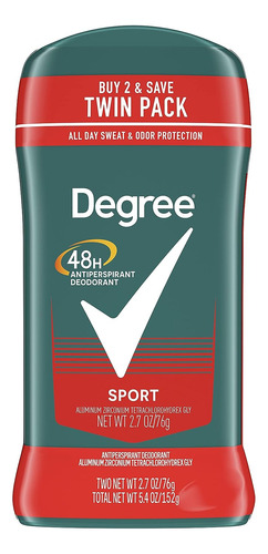 Desodorante Spray Degree De Limón  Men De Grado Protección