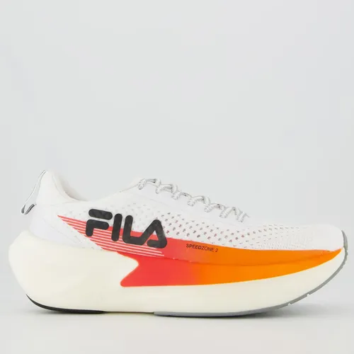 Tênis Fila Speedzone 2 Branco E Laranja Branco - 42 Br