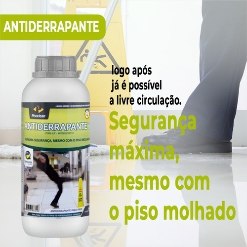 Antiderrapante Lp 1 Litros Pisoclean Ceramicas E Marmores