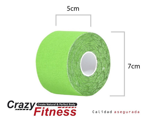 Imagen 7 de 10 de Venda Kinesiologica Cinta Terapeutica 5 Mts X 5cms Premium