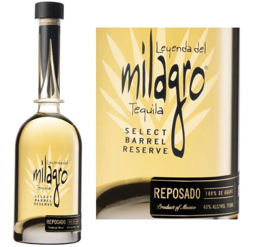 Tequila Leyenda Del Milagro Reposado 750ml Select Barrel 
