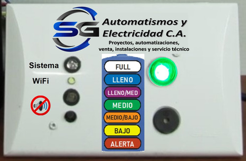 Sistema Digital Control De Nivel De Agua Personalizados.