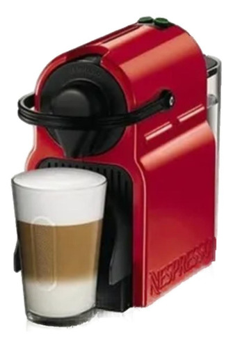 Cafetera Nespresso Inissia D40 automática roja para cápsulas monodosis 110V
