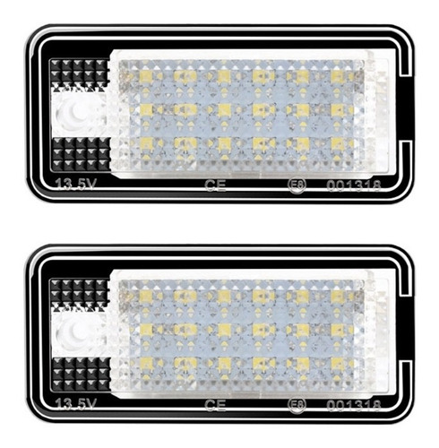 Luz Led Para Placa De Matrícula Audi A3 S3 A4 S4 A6 C6 A8 S8