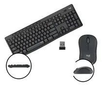 Comprar Kit Teclado Y Mouse Logitech Mk295 Inalámbrico Negro Azerty