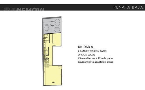 Venta Local Con Patio Parque Saavedra