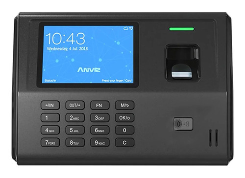 Reloj Biometrico Anviz Ep300 Pro Huella Clave Tarjeta Color