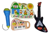 Comprar Juguetes Instrumentos Musicales Guitarra Micrófono Pianos