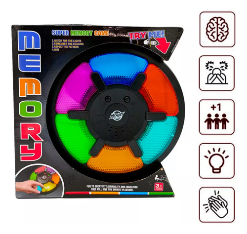 Juego De Memoria Memory Game De Mesa Grande Sonido Juguete
