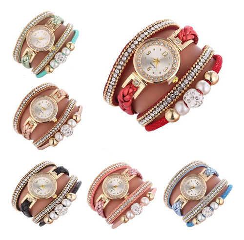 Cdybox Mujer Damas Venta Al Por Mayor 6 Pack Diamond Watch S