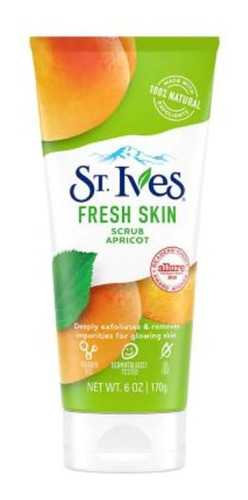 Exfoliante Facial St Ives Fresh Skin Scrub Apricot 170 G