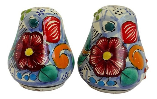2 Sets De Salero Y Pimentero Con Forma De Pingüino Talavera