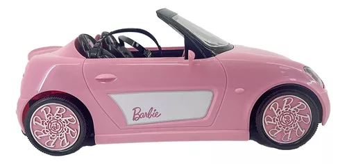 Carrinho De Controle Remoto Barbie Rosa 7 Funções Candide
