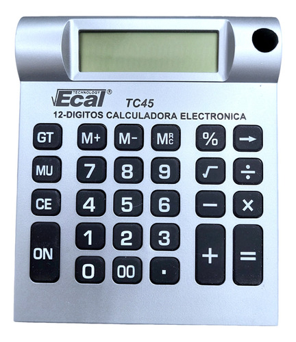 Calculadora Ecal Tc 45 De Escritorio 12 Digitos