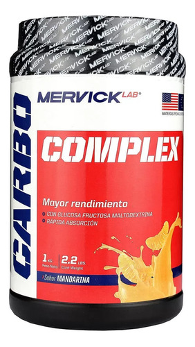 Carbo Complex Energizante 1kg Mandarina Mervick