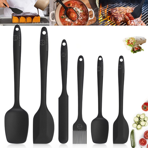 Utensilios Espátula De Cocina De Silicona Antiadherente 6pcs