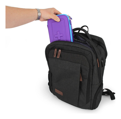 Casematix Funda De Viaje Para Inhalador De Asma Con Máscara