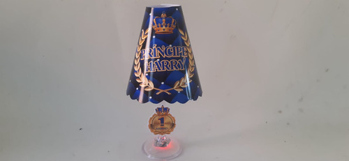 10 Abajures Na Taça Mickey Realeza Ou Outro Tema Com Led