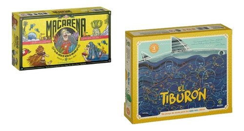 Combo Juegos De Mesa El Tiburón + La Macarena - Maldon