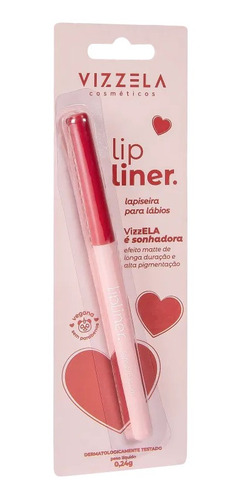 Lapiseira Labial Lip Liner Sonhadora Cor 03 - Vizzela