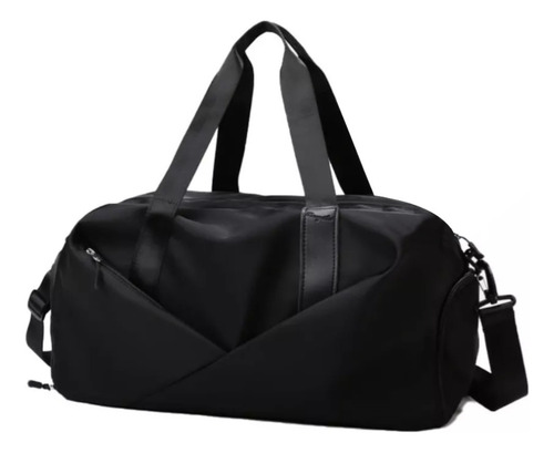 Maleta Deportiva Viaje Mochila Bolsa Casual Gym Cruzada Xsh Color Negro Impermeable