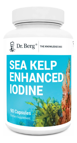 Dr Berg Yodo Mejorado Con Algas Marinas 200mcg/135mg 90 Caps Nada