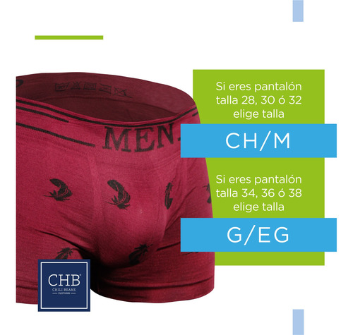 Boxer Para Hombre Moda Comodo Paquete 6 Piezas Tela Suave